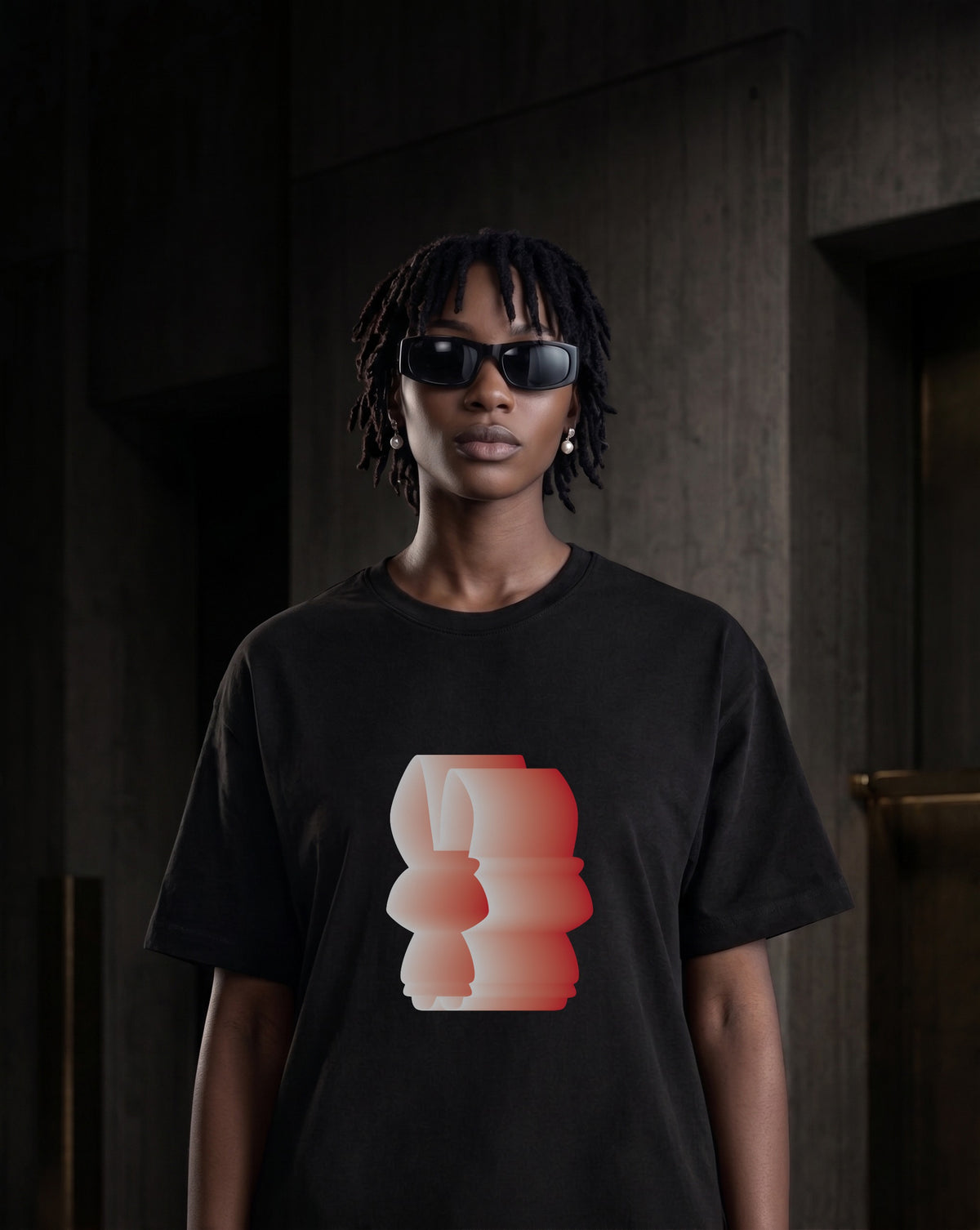 DEENA Classic Rabbit Women’s Black Tee - Speed